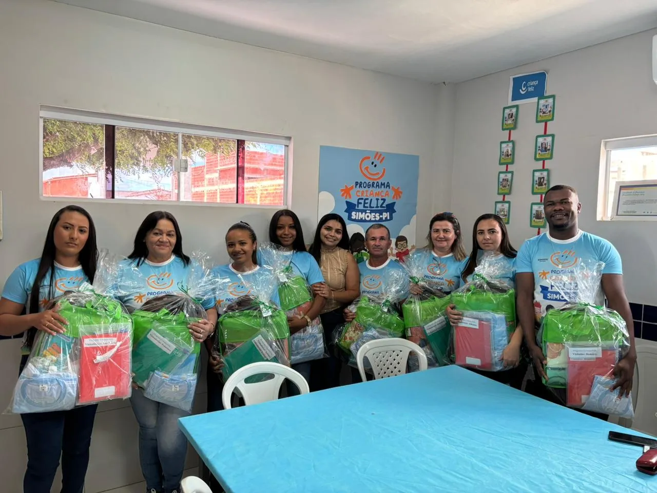 Colaboradores do Criança Feliz em Simões-PI