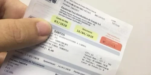 talão de luz