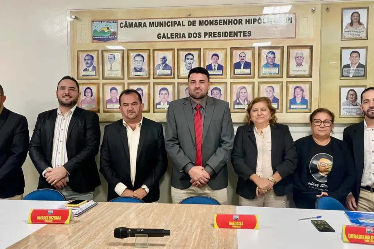 Vereadores da Câmara de Monsenhor Hipólito