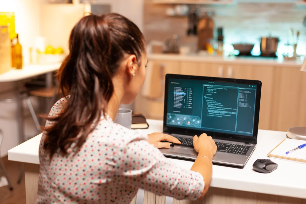 woman-hacker-using-dangerous-virous-steal-bank-information-programmer-writing-malware-cyber-attacks-using-performance-laptop-midnight
